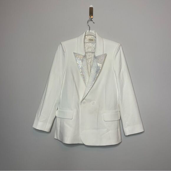 Zadig&Voltaire Visit Rhinestone Lapel Blazer NWT - Picture 13 of 13